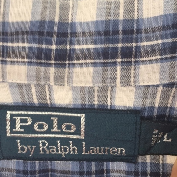 Polo by Ralph Lauren button up shirt. Large - Picture 3 of 11